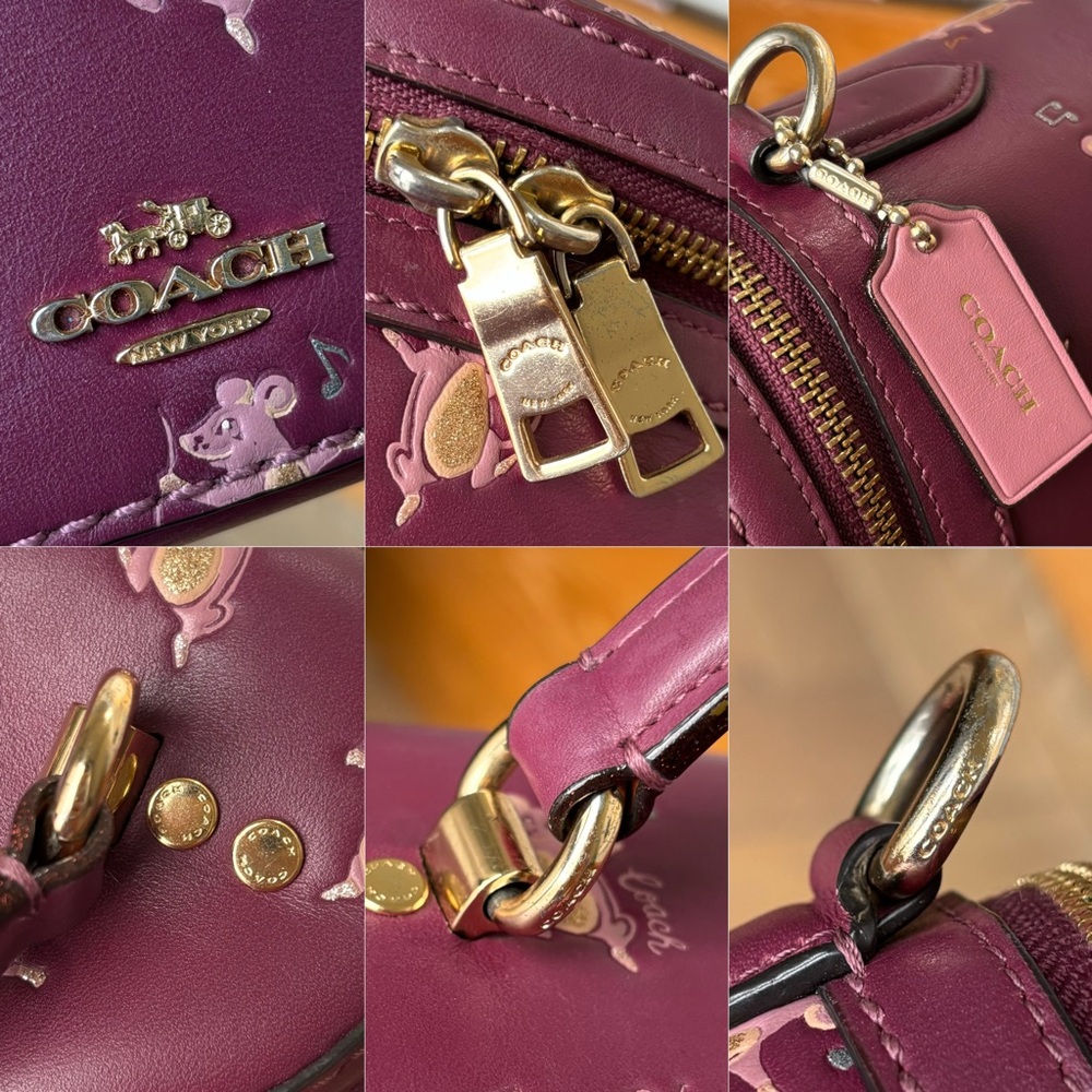 COACH Trail Bag With Party Mouse Print - Picture 7 of 16